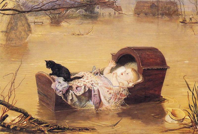 Sir John Everett Millais A Flood oil painting picture